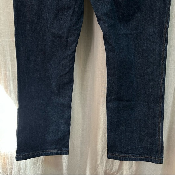 Duluth 40/34 Ballroom Double Flex Relaxed Fit Jeans washed dark indigo blue - Picture 13 of 16